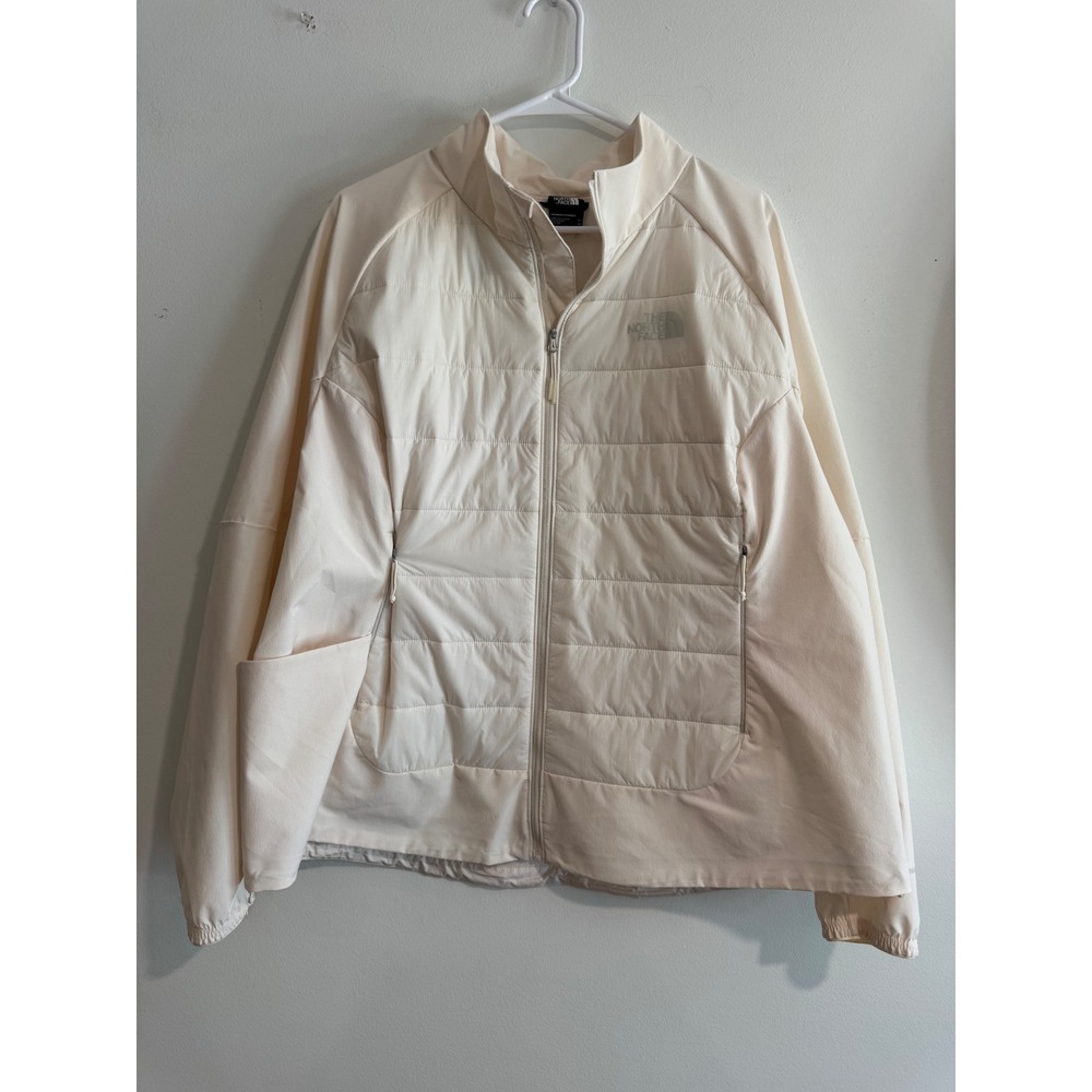 The North Face Hybrid Quilted Full Zip Jacket Womens 3X Cream Insulated Core